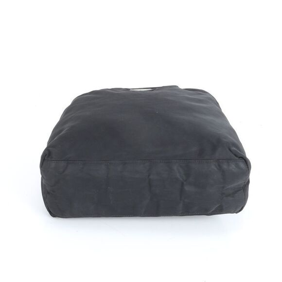 Extreme Prada Tessuto Nylon Triangle Logo Tote Bag Shoulder Black Women's RRM - Picture 6 of 10